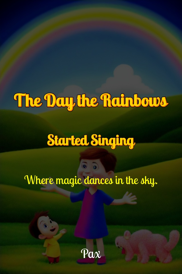 Cover for The Day the Rainbows Started Singing
