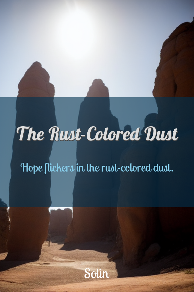 Cover for The Rust-Colored Dust