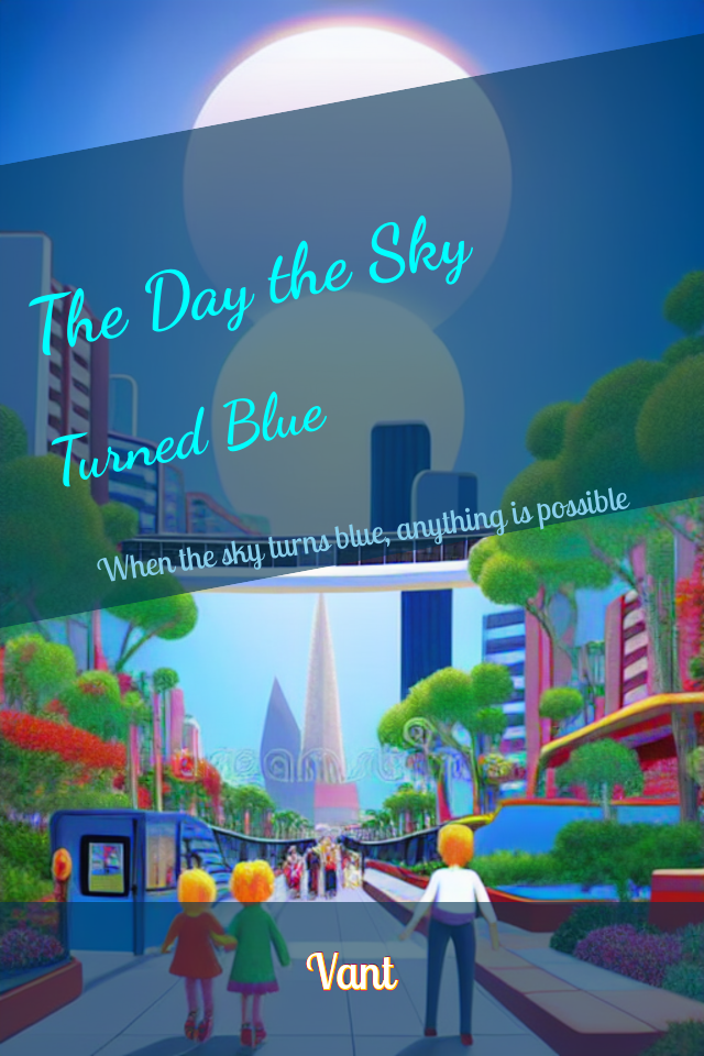Cover for The Day the Sky Turned Blue